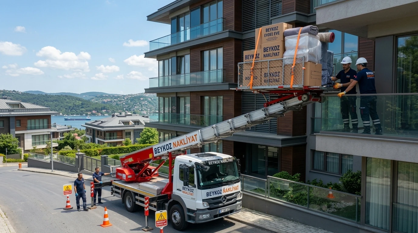 Beykoz Asansörlü Evden Eve Nakliyat Aracı
