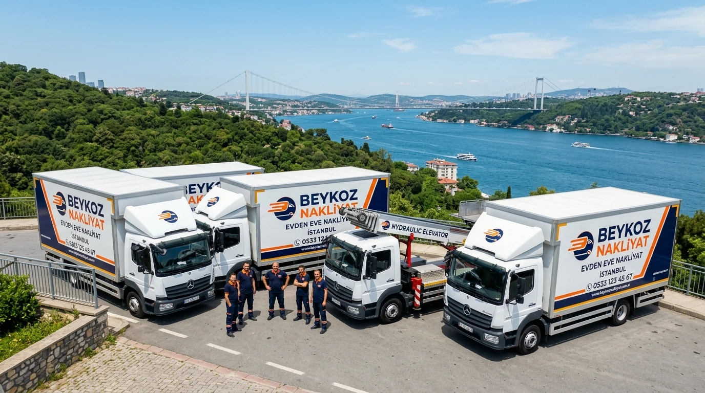 Beykoz Nakliyat Geniş Araç Filosu ve Asansörlü Kamyonlar